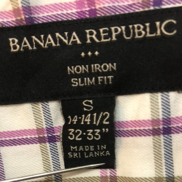 BANANA REPUBLIC COTTON BUTTON UP SHIRT - Picture 4 of 7